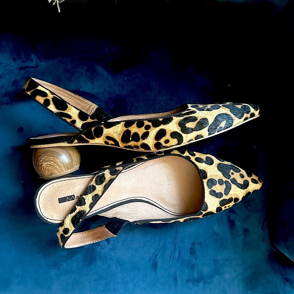 Gorgeous Matika Circa Slingback Haircalf Pumps